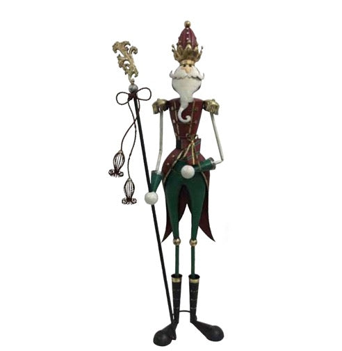 Metal Nutcracker King Staff 260cm